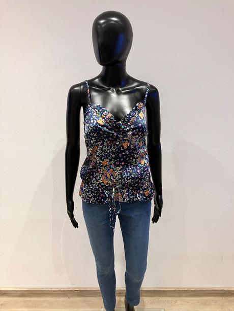 Dámska kvetovaná blúzka, m