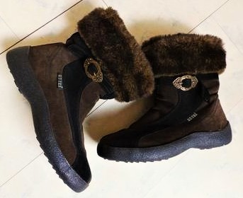 Kožené goretexové čižmy s merinom, baťa,39