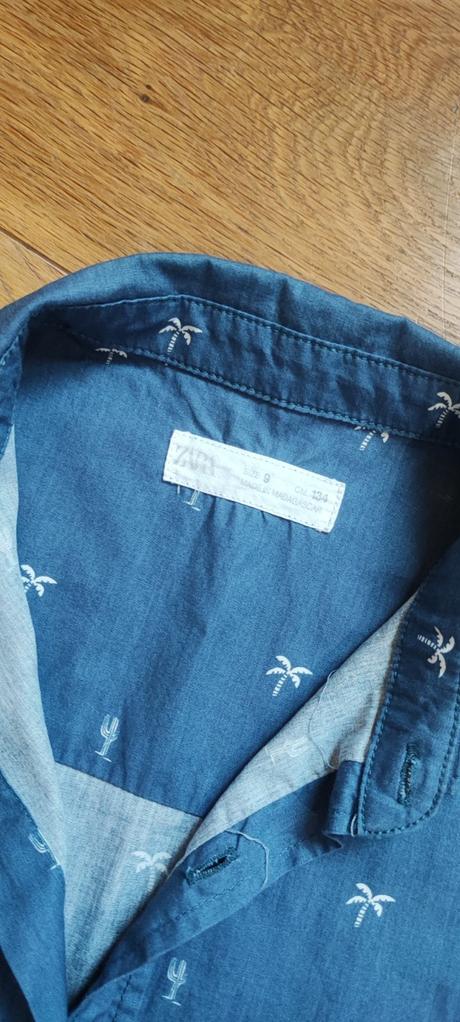 Zara košeľa s palmami, zara,134