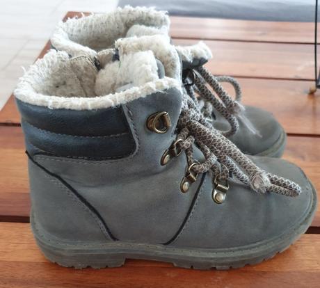 Zimne cizmy sede, lupilu,27
