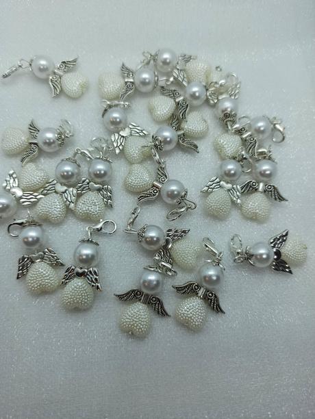 Handmade kľúčenky-anjelikovia na kľúčenku, 