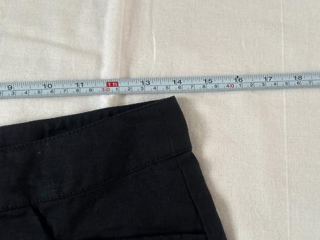 Čierna ľanová sukňa, m