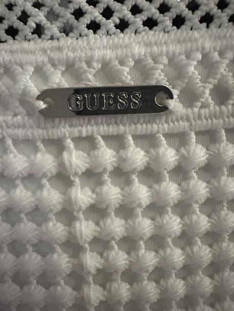 Overal s kraťasmi a dlhou háčkovanou sukňou guess, guess,l / m