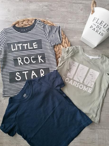 Trička s krátkym rukávom 80 (3ks), h&m,80