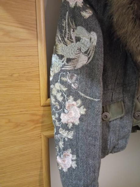 River island bunda sako s kožušinkou, river island,38