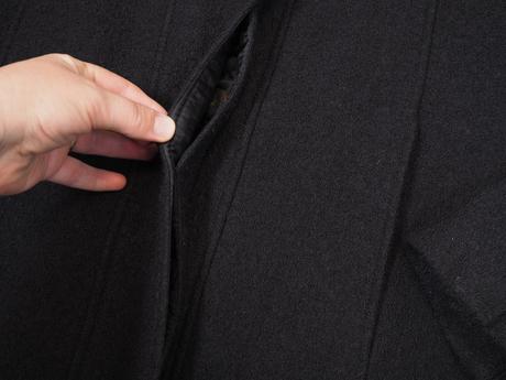 Kvalitný čierny kabát street one, street one,42