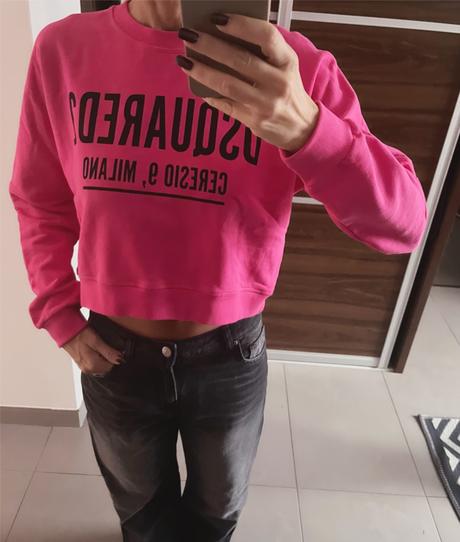 Croptopova mikina dsquared2, s