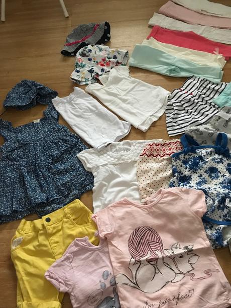 Balík letné oblečenie dievčatko, 68–80