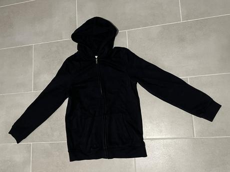 Čierna mikina na zips 164 c&a, c&a,164