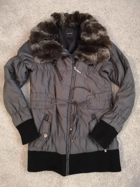 Prechodný kabátik gaudi s pravou kožušinkou, gaudi,s