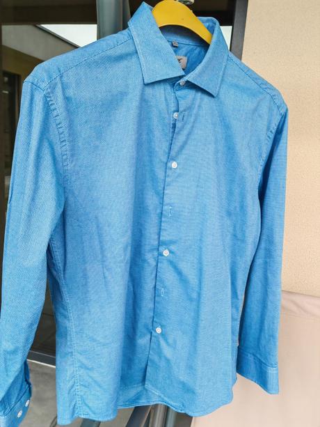 Michell slim fit pánska košeľa m, m