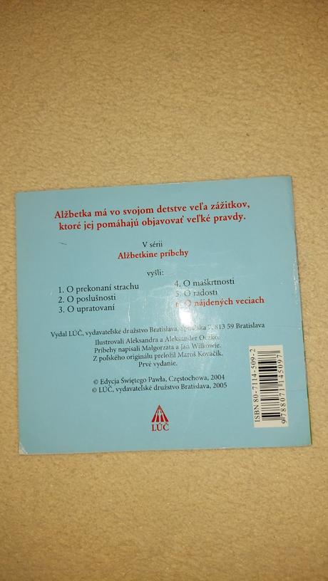 Alžbetkine príbehy o nájdených veciach,