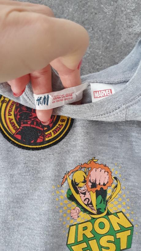 Mikina h&m marvel 134/140, h&m,140