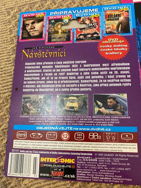 3 ks dvd staršia edícia rozprávok malý nemo, 