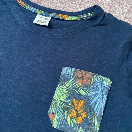 Tmavomodré tričko s vreckom, chapter young,170