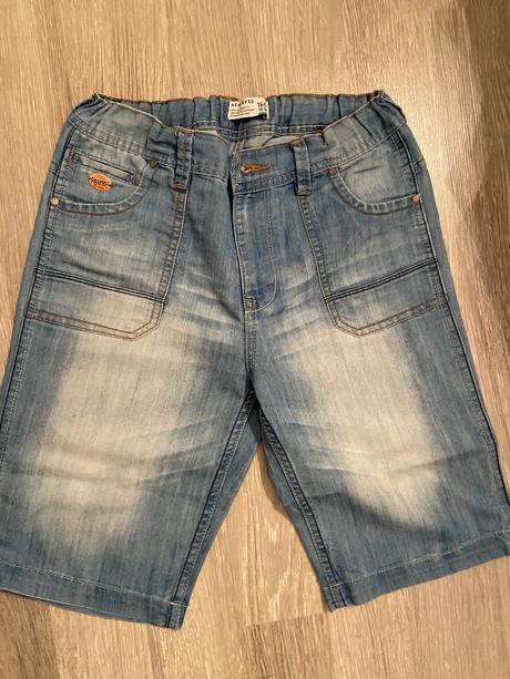 Chlapčenské riflove kraťasy, reserved,164