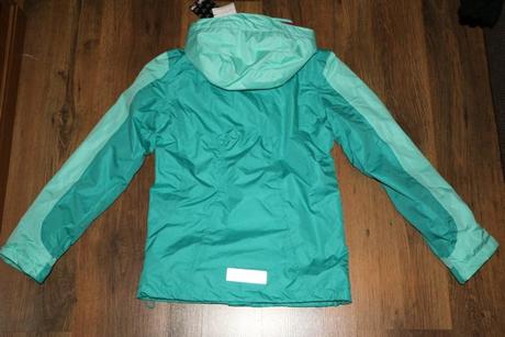 Tyrkysová zimná bunda 146/152, takko,146