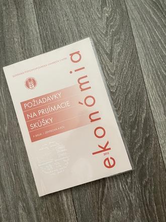 Ekonómia požiadavky na príjmacie skúšky, 