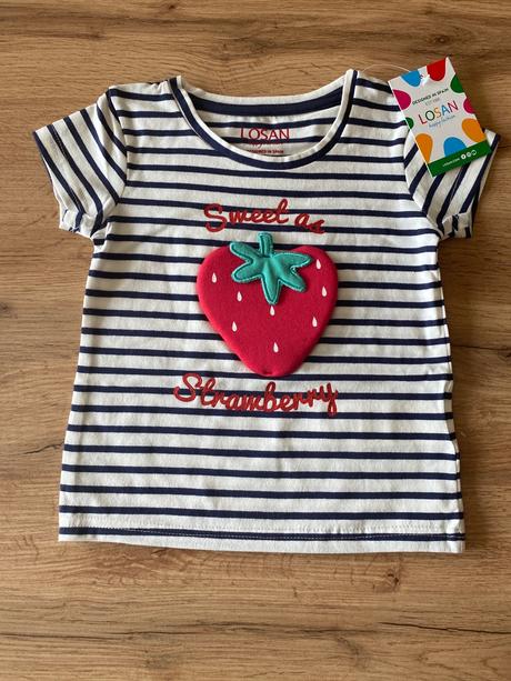 Tricko jahodka, losan,92 / 110 / 122