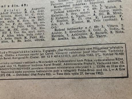 Poklad u müggelského jezera- vyd.1952,