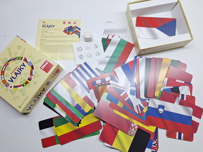 Kartová hra - vlajky, 