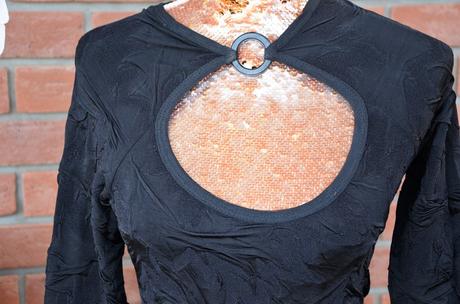 Čierne sexi tričko-s, otto,s