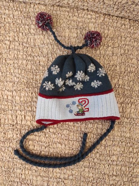Predám chlapčenskú pletenú teplú čiapku veľ. 92, 92
