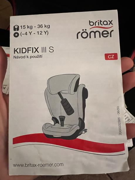 Britax römer kidfix iii s  15-36kg, 4-12 rokov, römer