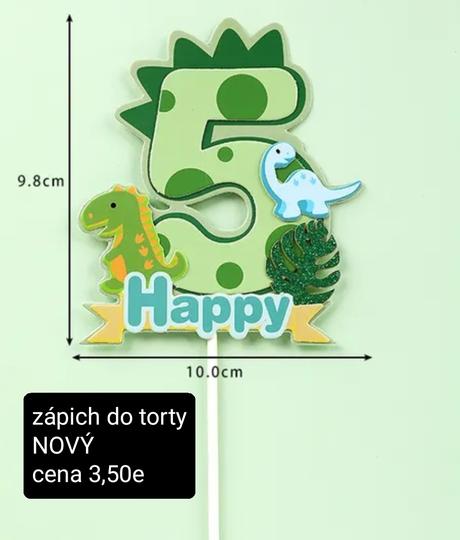 Párty dekorácie na tému dinosaury, 