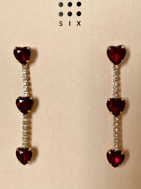 Plesové srdiečkové náušnice, 