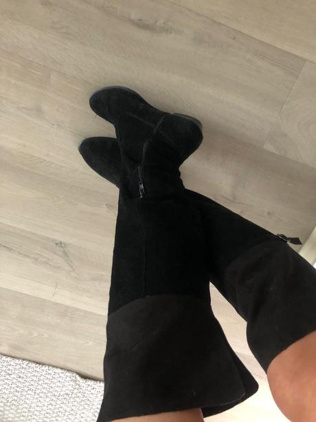 Vysoké kozene cizmy, mixer,38