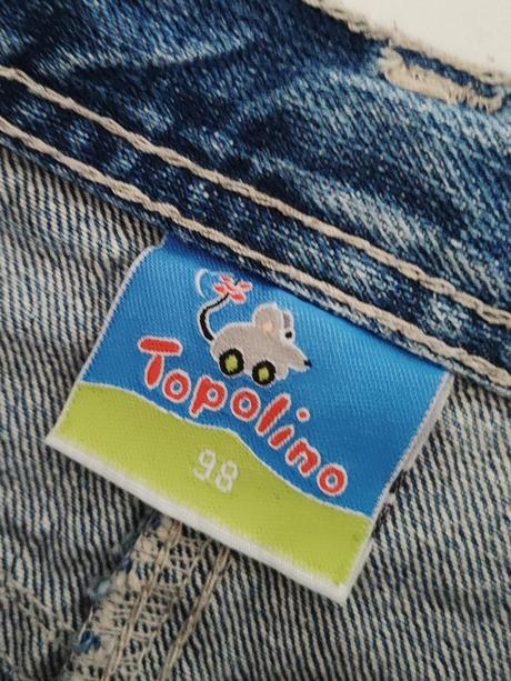 Riflová suknička, topolino,98