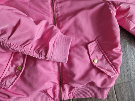 Ružová bombera, h&m,134