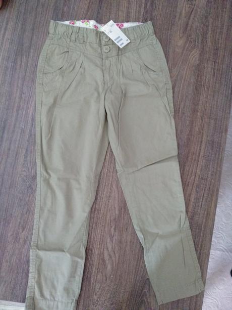 Nohavice letné hm, h&m,134