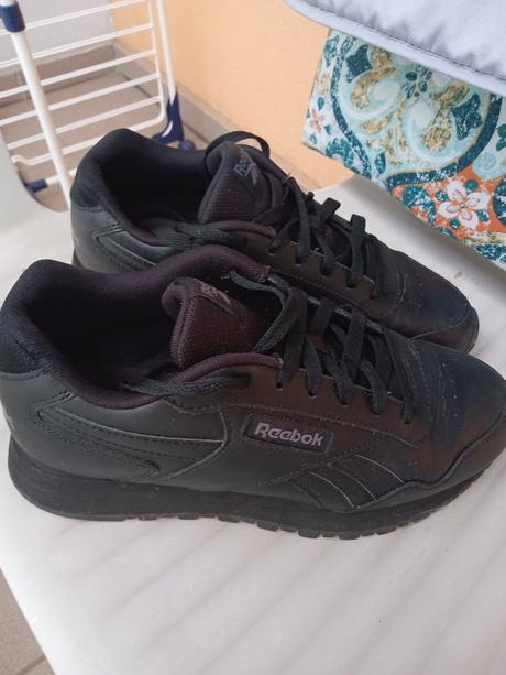 Cierne tenisky reebok 24,5 cm, reebok,39