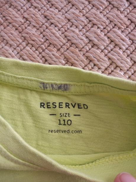 Tričko s krátkym rukávom, reserved,110