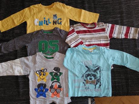 Tricka s dlhym rukavom, 68–80