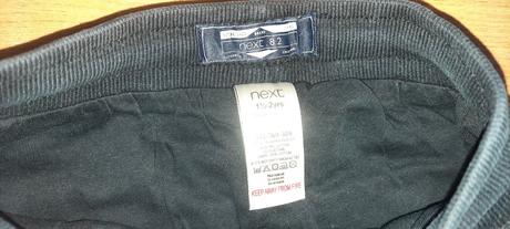 Zateplené podšité nohavice, next,92