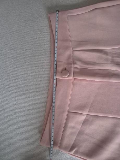Elegantné baby pink nohavice, m