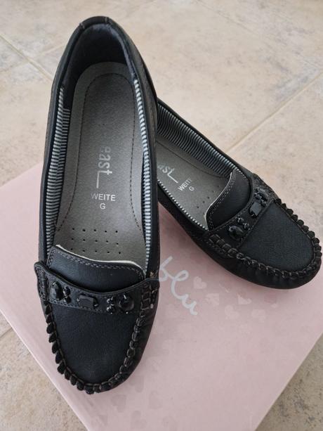 Mokasiny cierne 37, humanic,37