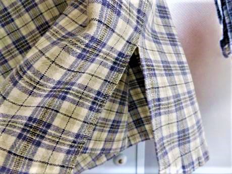 Ľanová košeľa na zips casual knock out, l