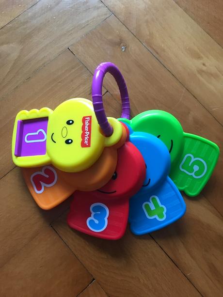 Hračka pre bábätko - kľúče,