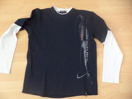 Chlapčenske tričko s dlhym rukavom m , 152