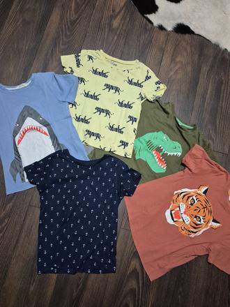 5 ks tričká h&m, h&m,122