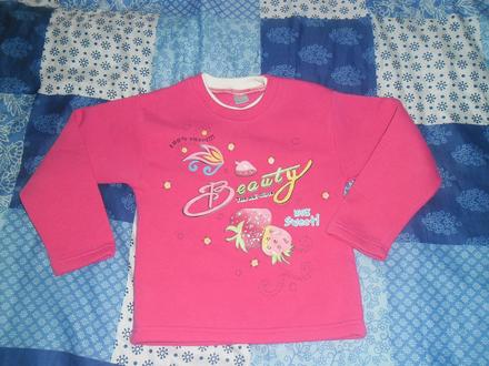 Oteplená mikinka na 7-8 rokov, 122