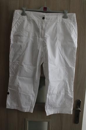 Biele 3/4 ťové nohavie č. 46, f&f,46