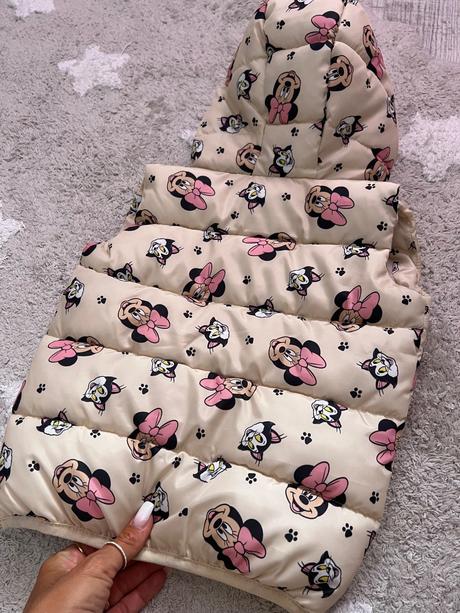 Minnie mouse zimná vesta, sinsay,92