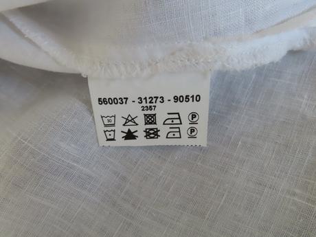 Biela ľanová blúzka, top gerry weber, veľ. l, gerry weber,l