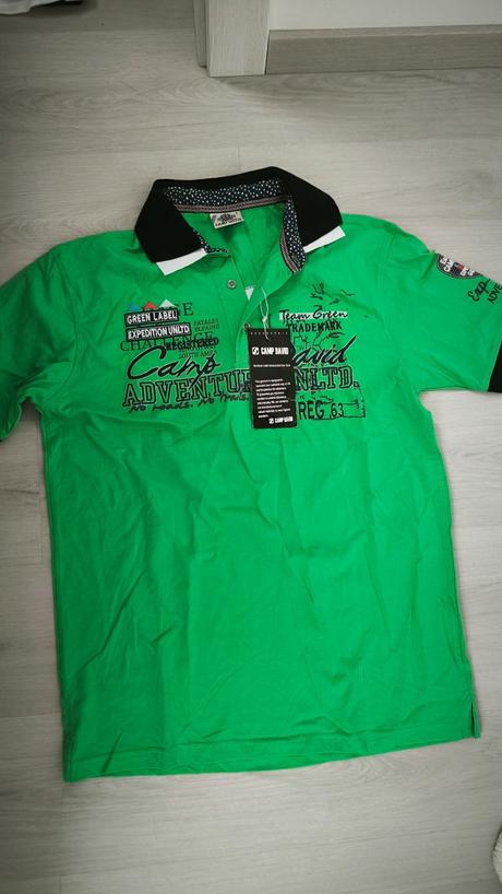 Takmer nové zn. bavlnené tričká-polokošele, v.l-xl, xl