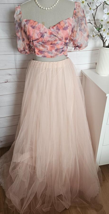 Krásna tylová sukňa kikiriki, s